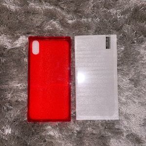 Bundle iPhone X/XS Case Screen Protector